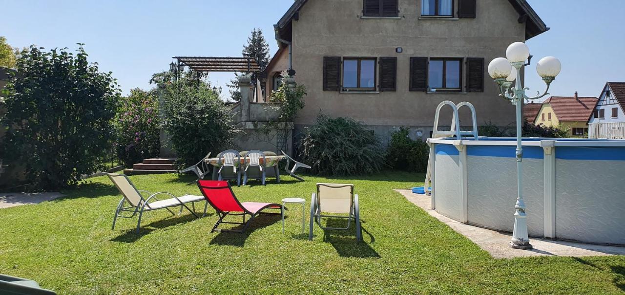 Maison De Vacances Avec Piscine, Proche Strasbourg Et Europa Park Sand Exteriör bild